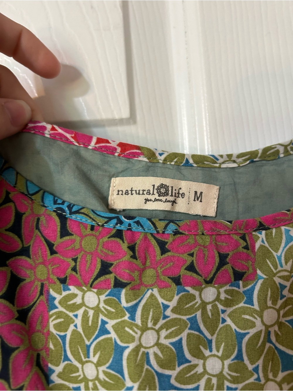 NATURAL LIFE Patchwork Maxi Dress - Picture 3 of 5